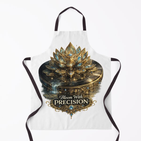 Item preview, Bloom With Precision – Steampunk Lotus Vinyl Record designed and sold by NarpLTD.