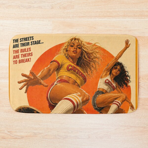 Item preview, Ladies of Cattown – Retro Skateboard Girls Vintage 70s Grindhouse Art designed and sold by obstinator.