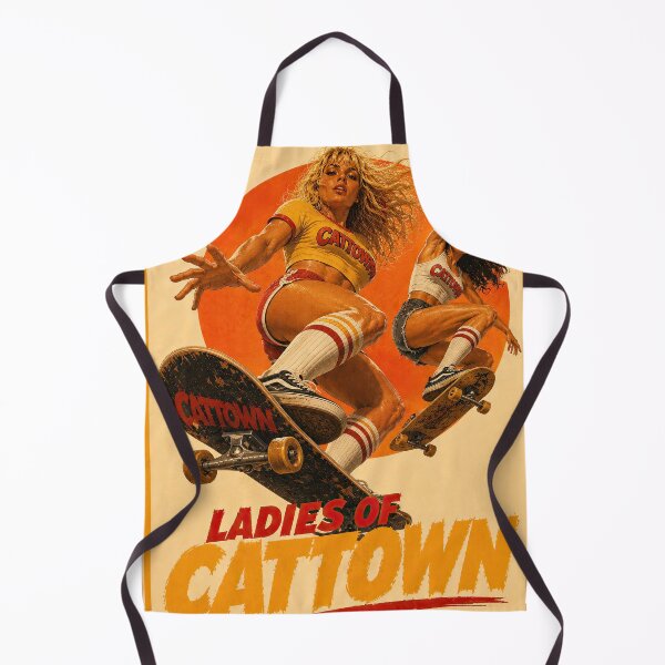 Item preview, Ladies of Cattown – Retro Skateboard Girls Vintage 70s Grindhouse Art designed and sold by obstinator.