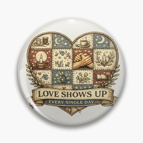Item preview, Love Shows Up Every Single Day designed and sold by PunchDrop.