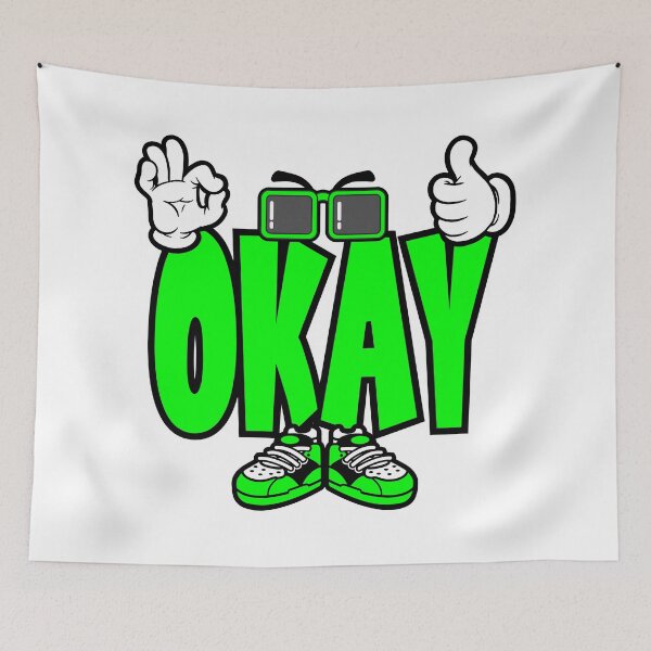 Item preview, Okay - ICONIC Comic Character fun Urban designed and sold by NFTWords.