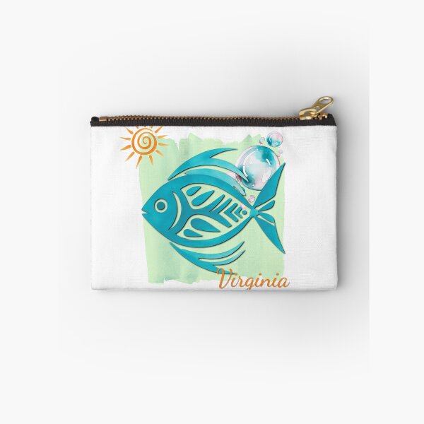 Item preview, Virginia Tropical Fish Watercolor Beach Design designed and sold by DonnaRaine.