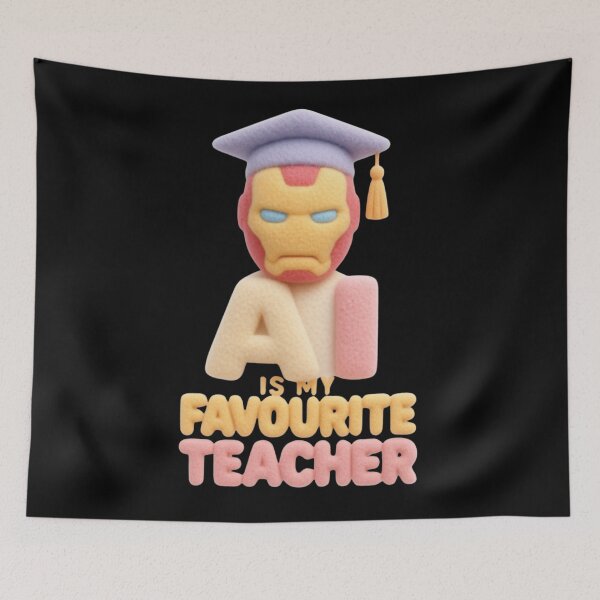 Item preview, AI Is My Favorite Teacher - Funny AI Takeover Future School Robot Teacher  designed and sold by TEEJAMBOREE.