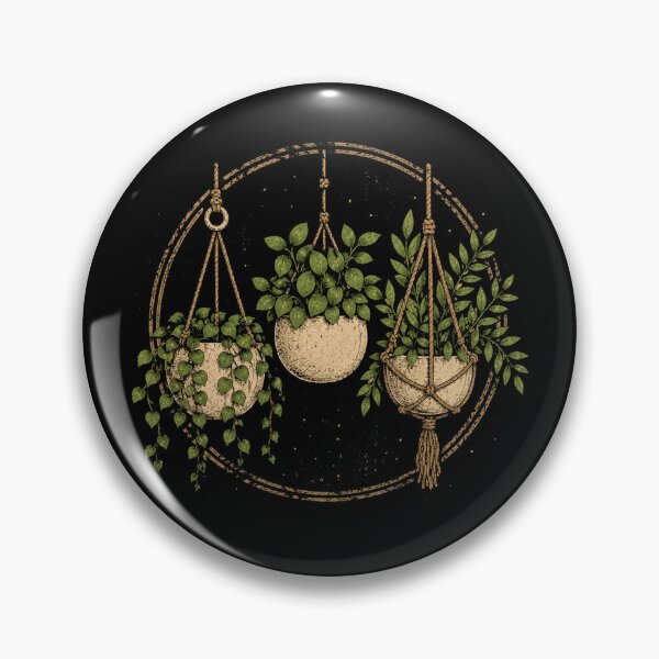Item preview, Vintage Hanging Plants Botanical Retro Boho designed and sold by Moizento.