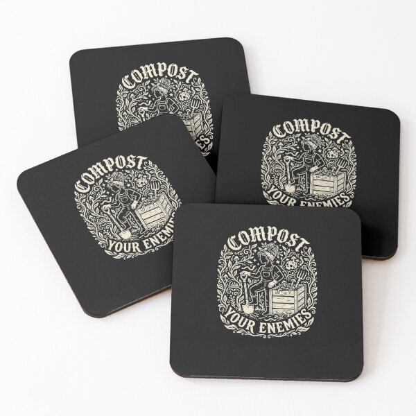 Item preview, Compost Your Enemies Gardener Dark Humor designed and sold by snowry.