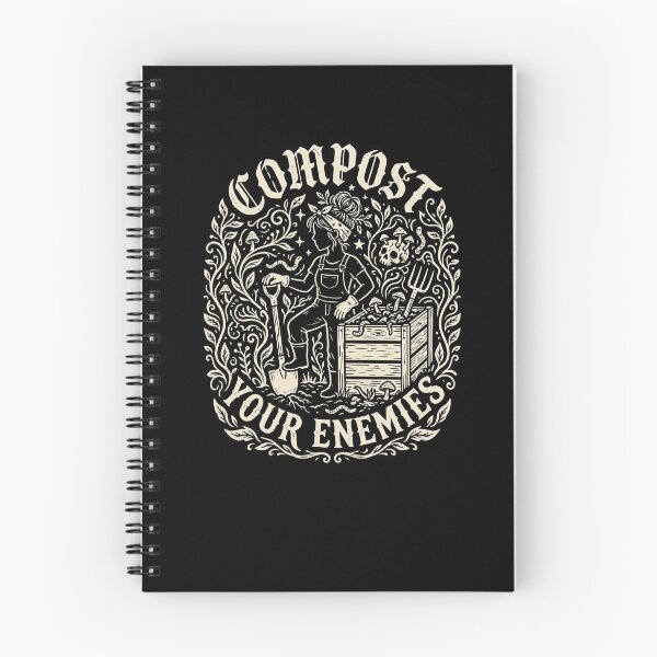 Item preview, Compost Your Enemies Gardener Dark Humor designed and sold by snowry.