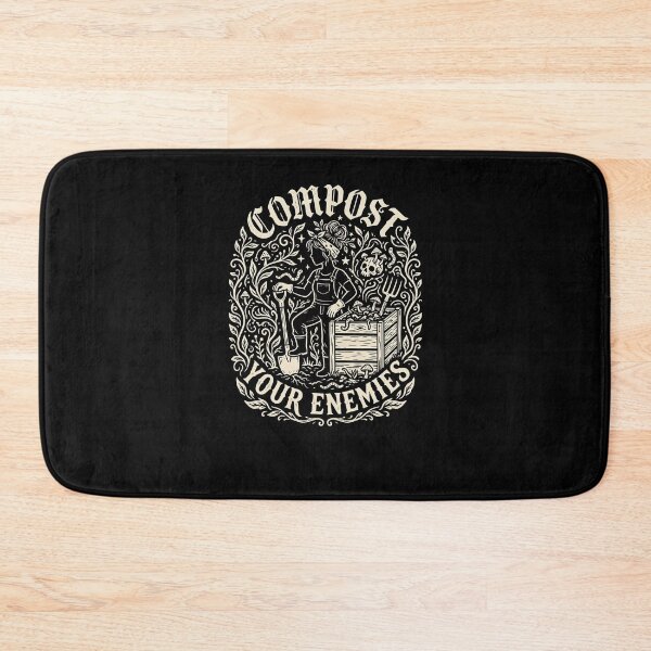 Item preview, Compost Your Enemies Gardener Dark Humor designed and sold by snowry.