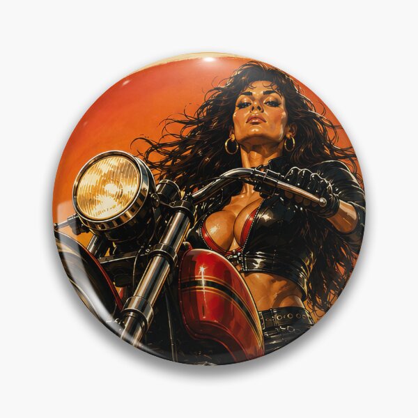 Item preview, Speed of Death – Retro Motorcycle Girl Vintage Grindhouse Art designed and sold by obstinator.