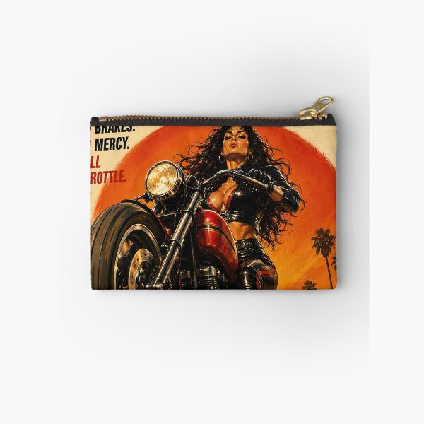 Item preview, Speed of Death – Retro Motorcycle Girl Vintage Grindhouse Art designed and sold by obstinator.