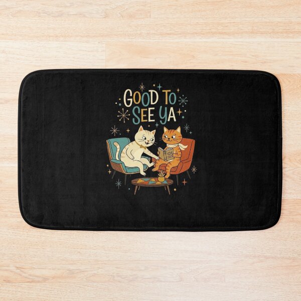 Item preview, Good To See Ya Retro Cats Reading Feline Friends designed and sold by snowry.