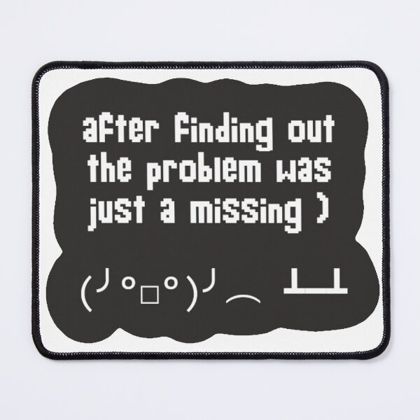 Item preview, Crash during programming (Dark Mode version) designed and sold by Robs-IT-Ecke.