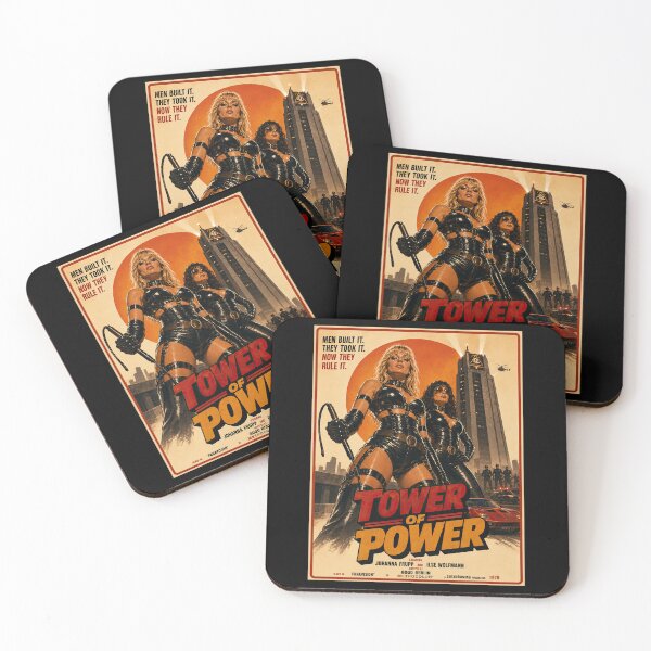 Item preview, Tower of Power – Retro Grindhouse Action Movie PosterTower of Power – Retro Grindhouse Action Movie Poster designed and sold by obstinator.