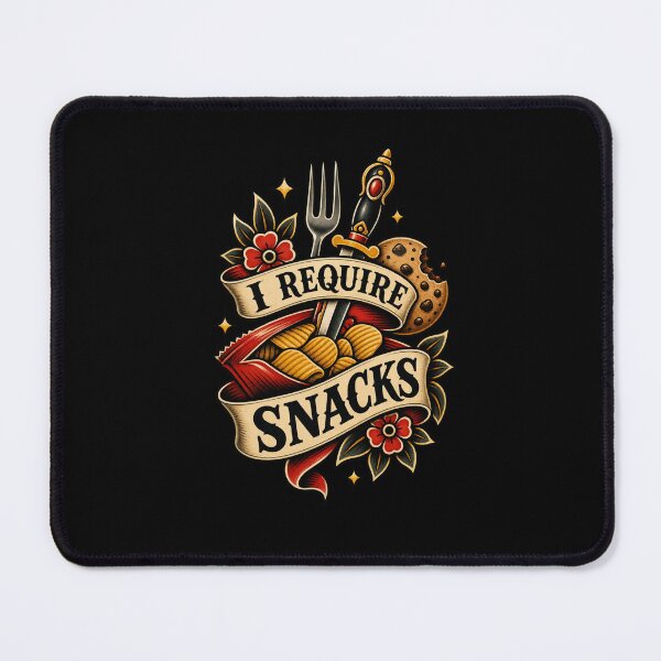 Item preview, I REQUIRE SNACKS Traditional Tattoo Foodie designed and sold by snowry.