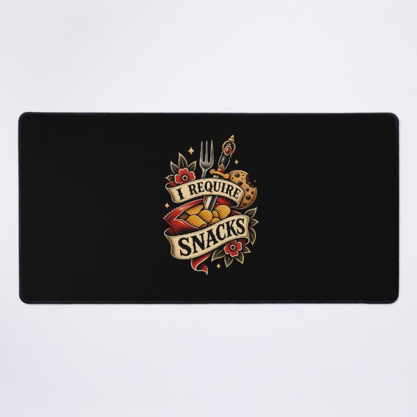 Item preview, I REQUIRE SNACKS Traditional Tattoo Foodie designed and sold by snowry.