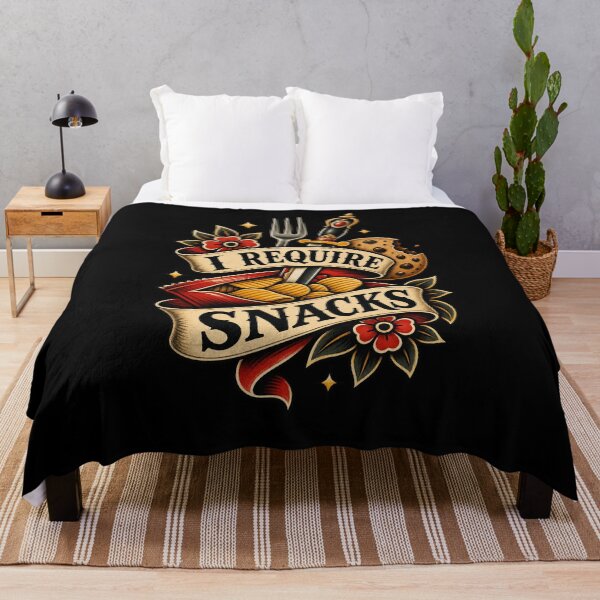 Item preview, I REQUIRE SNACKS Traditional Tattoo Foodie designed and sold by snowry.