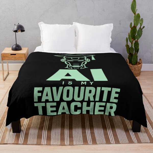 Item preview, AI Is My Favorite Teacher - Funny AI Takeover Future School Robot Teacher designed and sold by TEEJAMBOREE.