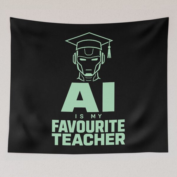 Item preview, AI Is My Favorite Teacher - Funny AI Takeover Future School Robot Teacher  designed and sold by TEEJAMBOREE.