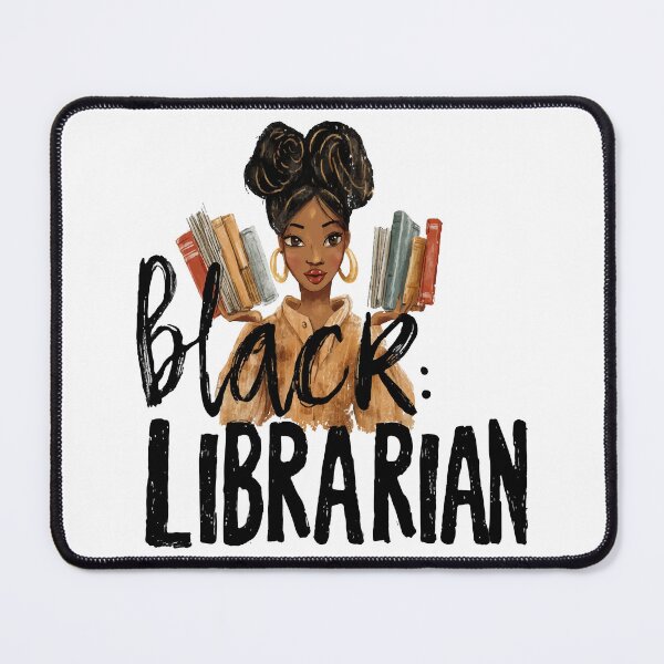 Item preview, Black Librarian Books Held High text Design designed and sold by RichardRags.