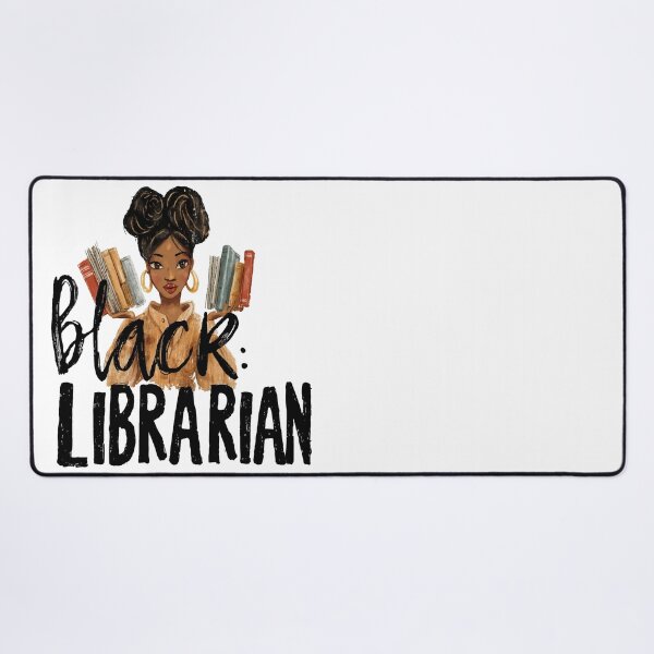 Item preview, Black Librarian Books Held High text Design designed and sold by RichardRags.