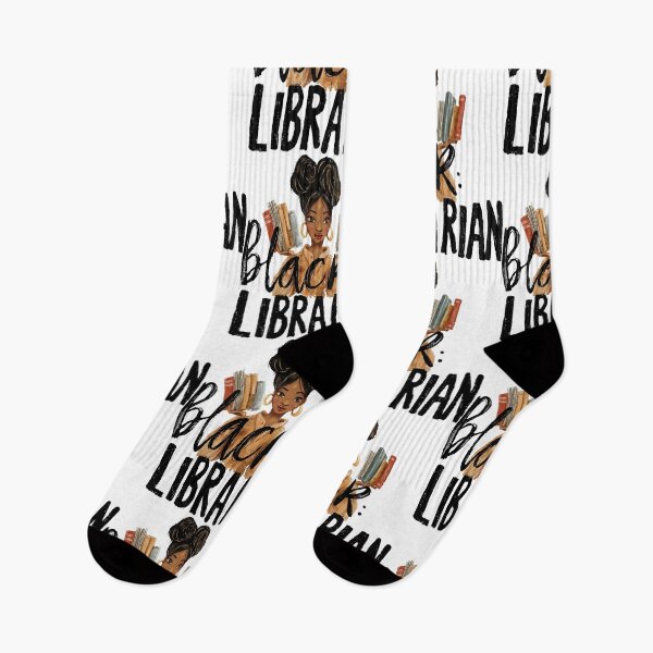 Item preview, Black Librarian Books Held High text Design designed and sold by RichardRags.