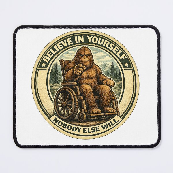 Item preview, disability bigfoot believe in yourself bigfoot designed and sold by mobilitymonster.
