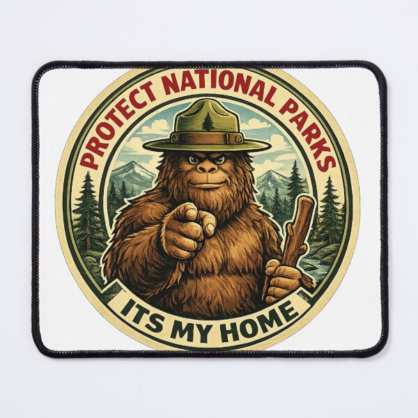 Item preview, Bigfoot yeti sasquatch national park designed and sold by mobilitymonster.