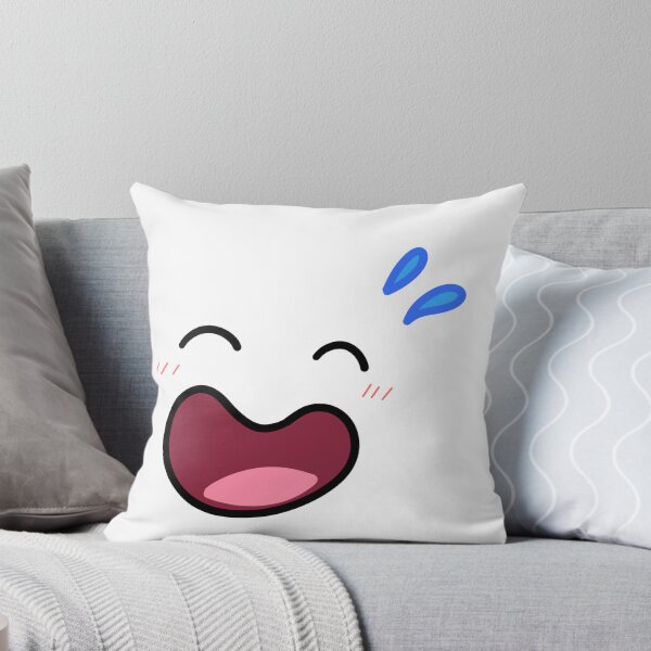 Item preview, Cute Anime Laughing Face Nervous Sweat Laugh Cartoon Graphic designed and sold by somimalikkk.
