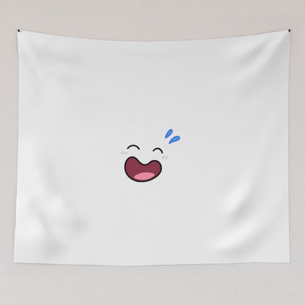 Item preview, Cute Anime Laughing Face Nervous Sweat Laugh Cartoon Graphic designed and sold by somimalikkk.