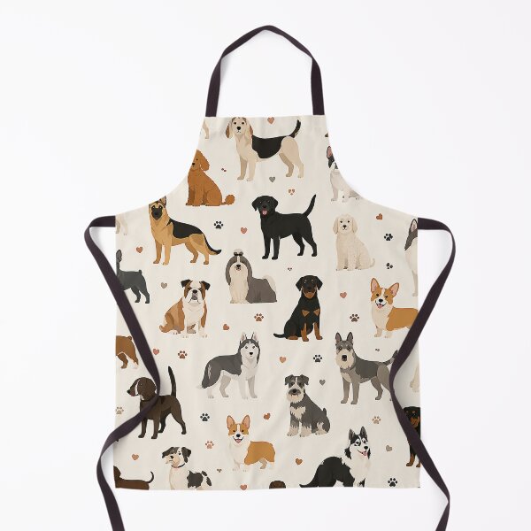 Item preview, Illustrated Pattern of Puppy Dog Breeds designed and sold by Mejiamueriel.