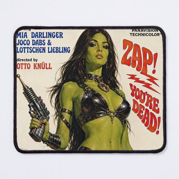 Item preview, Martian Assassin – Retro Sci-Fi Exploitation Movie Poster designed and sold by obstinator.