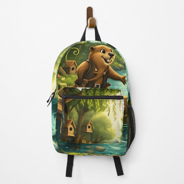 Item preview, Happy Beaver Adventures – A Woodland River Otter Friend designed and sold by Clothes With Smiling Animals Walt Gral.