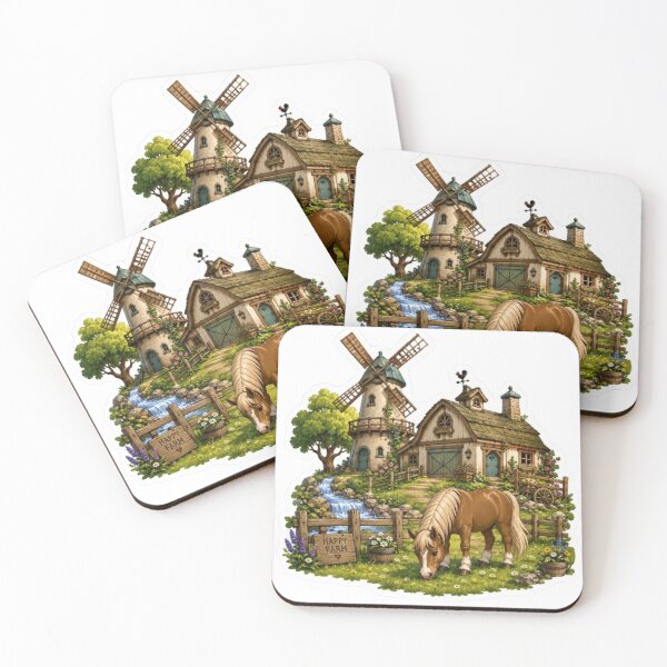Item preview, Charming Farm Windmill Horse designed and sold by Snurly.