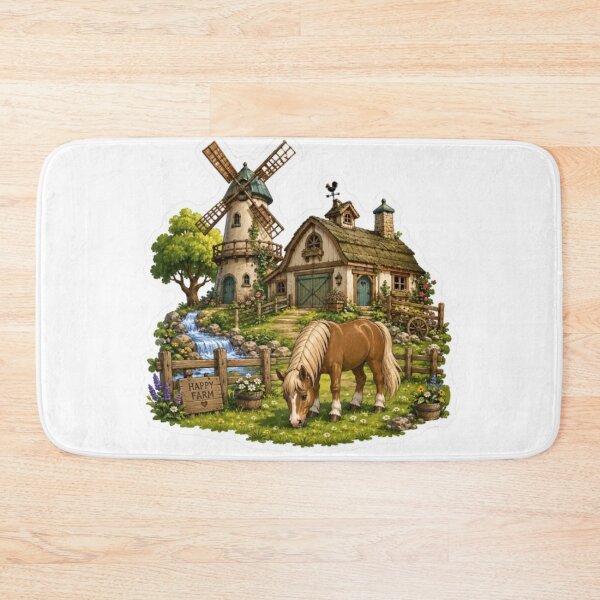 Item preview, Charming Farm Windmill Horse designed and sold by Snurly.