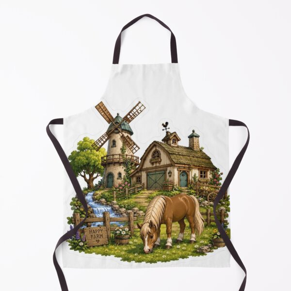 Item preview, Charming Farm Windmill Horse designed and sold by Snurly.