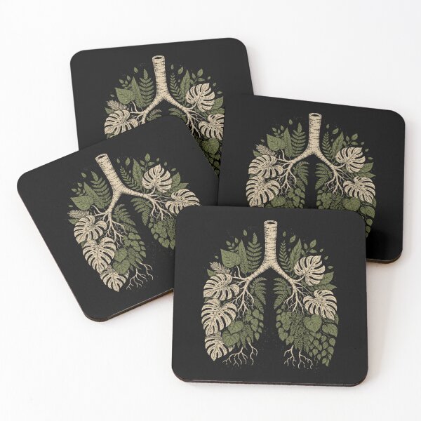 Item preview, Vintage Botanical Lungs Nature Anatomy Retro Plant Lover designed and sold by Moizento.