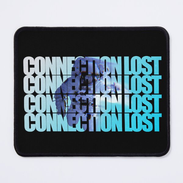 Item preview, Connection Lost Astronaut Glitch Typography designed and sold by ZJDesignsArt.
