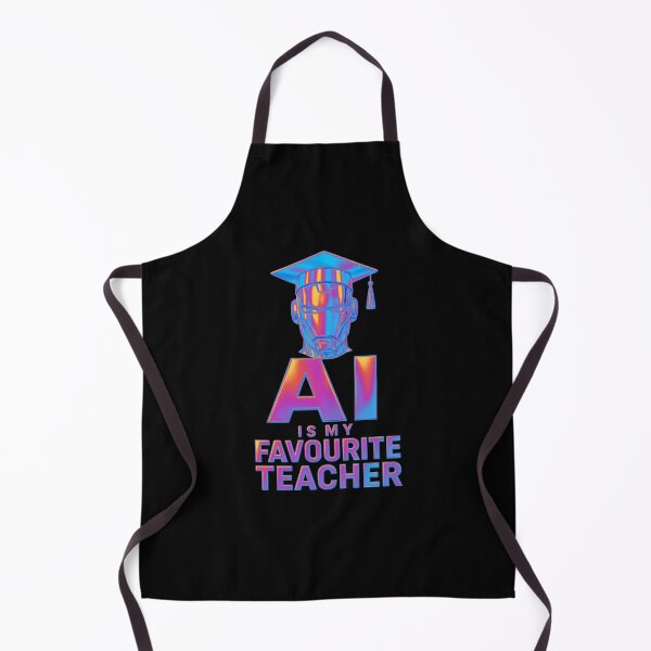 Item preview, AI Is My Favourite Teacher - Funny AI Takeover Future School Robot Teacher designed and sold by TEEJAMBOREE.