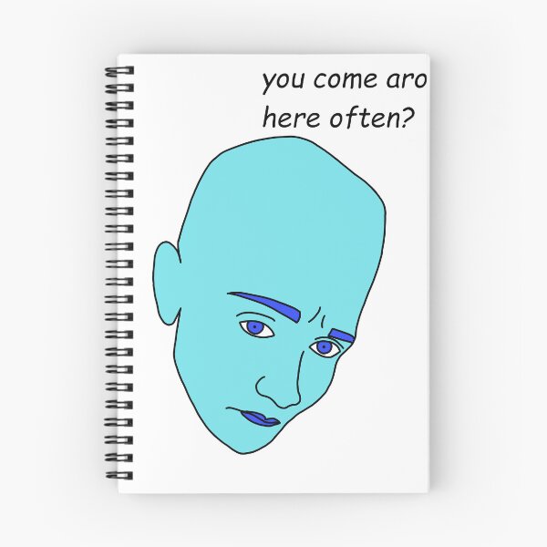 Item preview, “you come around here often?” alien doodle sticker designed and sold by SlimyFish.
