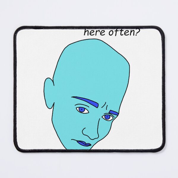 Item preview, “you come around here often?” alien doodle sticker designed and sold by SlimyFish.