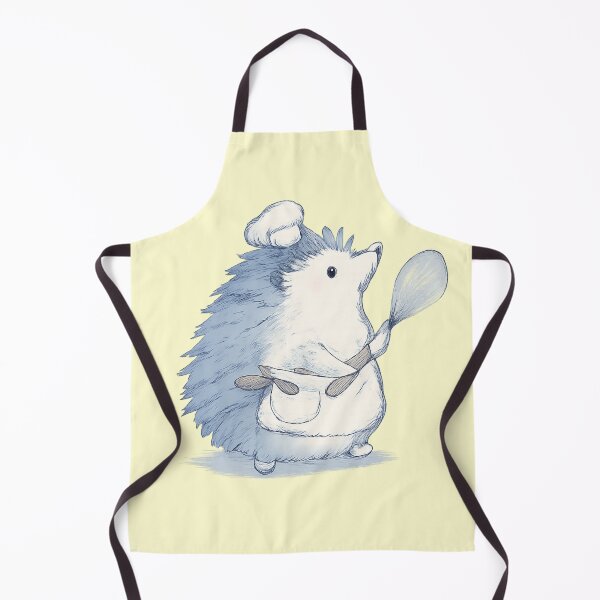 Item preview, Cozy Home Kitchen Chef Hedgehog Illustration designed and sold by bosamji.