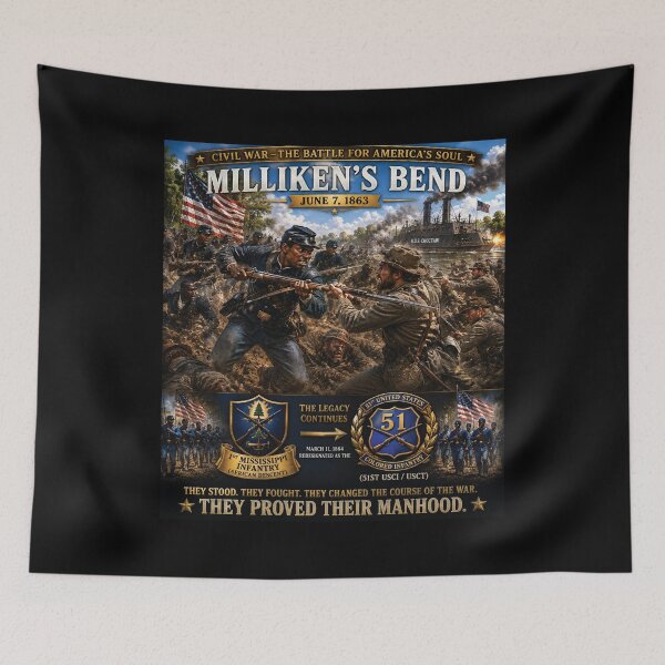 Item preview, 1st Mississippi Infantry African Descent - 51st USCT - BACK designed and sold by Military Insignia Products.