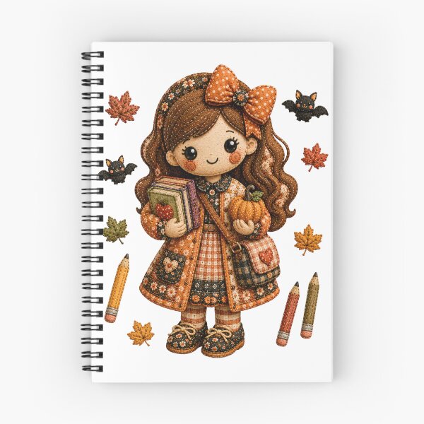 Item preview, Cute Autumn Elementary Teacher Patchwork Illustration designed and sold by DecoVibe.