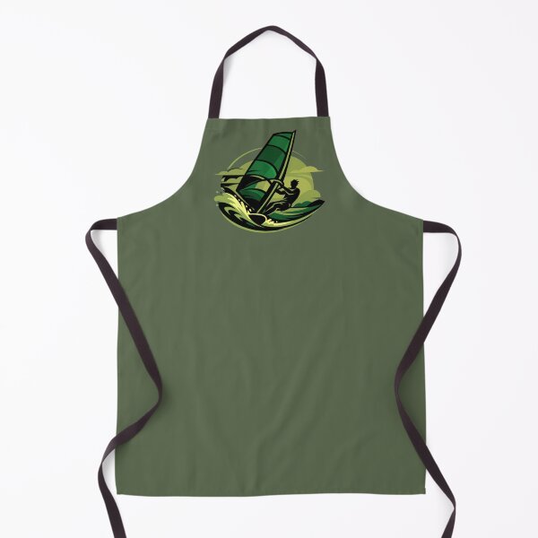 Item preview, Emerald Wave Windsurfer | Tropical Ocean Vector Art designed and sold by SilentPowerArt.