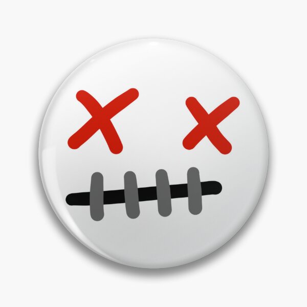 Item preview, Red Cross Eyes Dead KO Face Cartoon Vector Graphic designed and sold by somimalikkk.