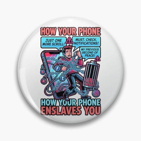 Item preview, How Your Phone Enslaves You designed and sold by  ViralVisionsCreating .