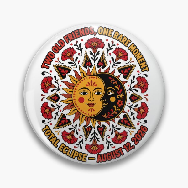 Item preview, Two Old Friends Spanish Folk Eclipse Tee designed and sold by Print Loft.