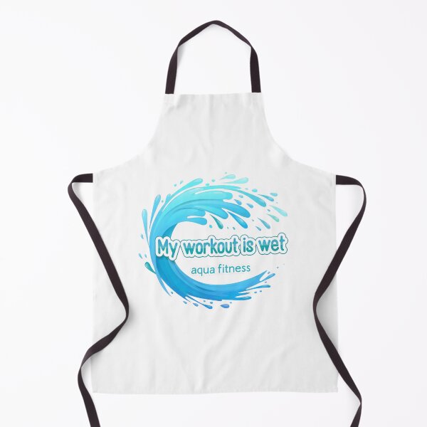 Item preview, My Workout Is Wet – Aqua Fitness Graphic designed and sold by Halbeskilo.