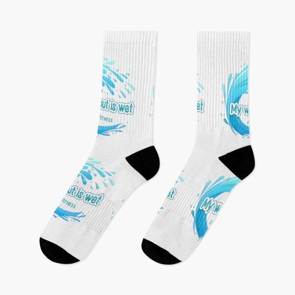 Item preview, My Workout Is Wet – Aqua Fitness Graphic designed and sold by Halbeskilo.