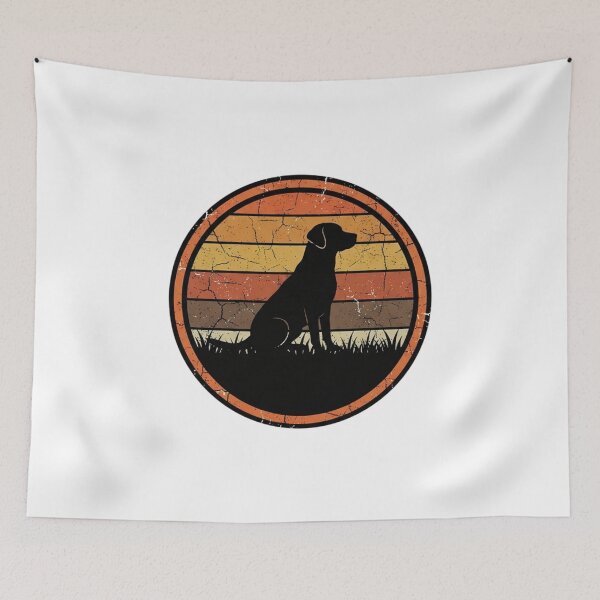 Item preview, Sunset Dog Silhouette designed and sold by teemix.