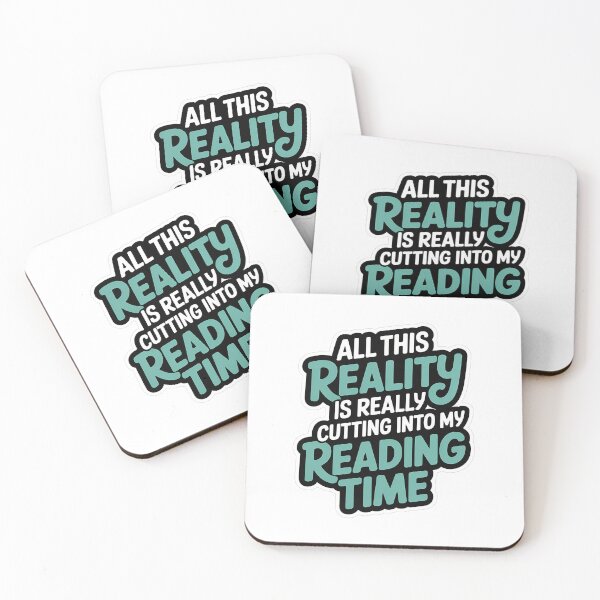 Item preview, Reading Time Lost to Reality designed and sold by NiftyWrx.
